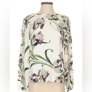 Club Monaco Floral Blouse, Small